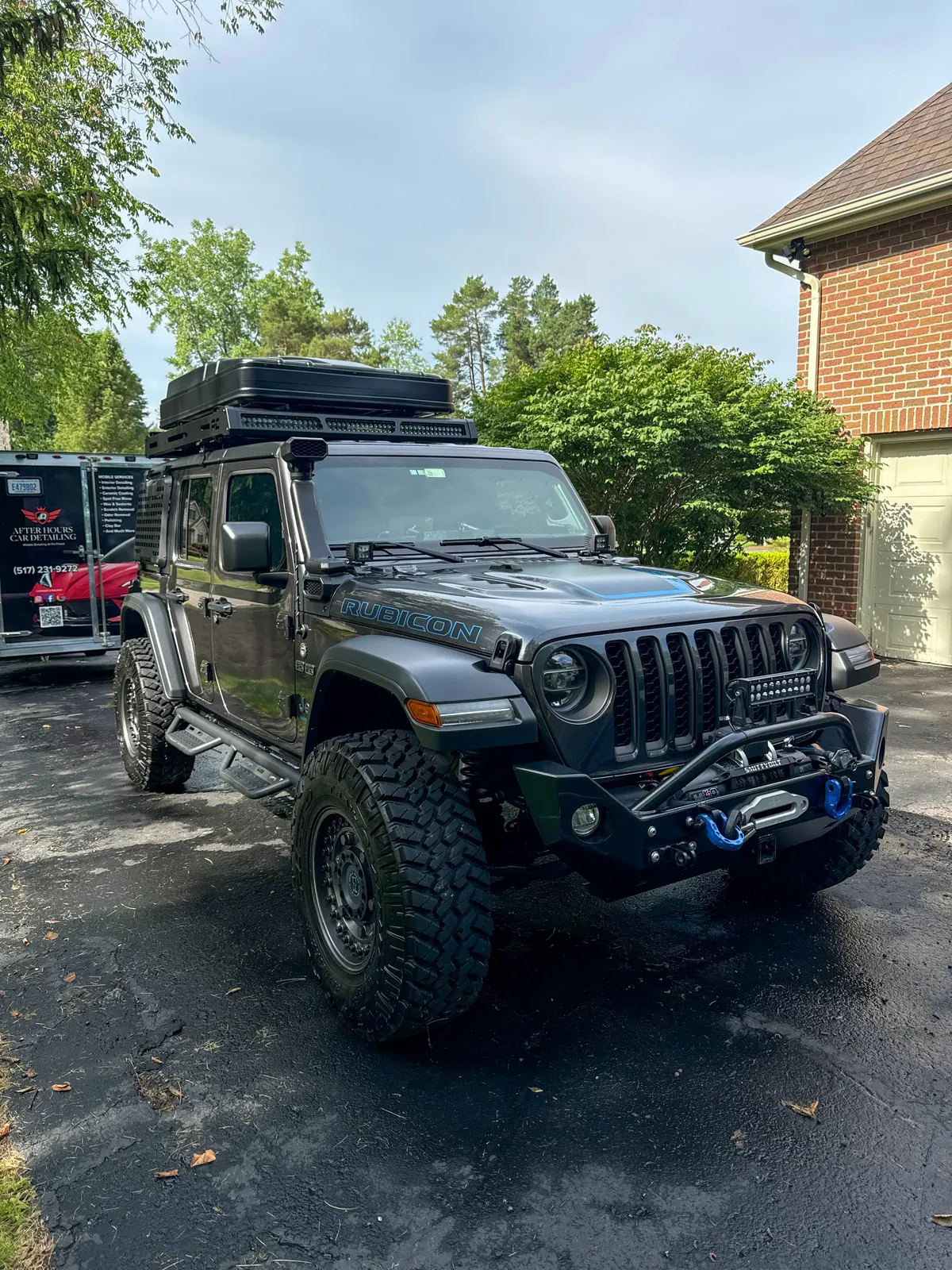 Vehicle with glossy paint after a full exterior detail by After Hours Car Detailing